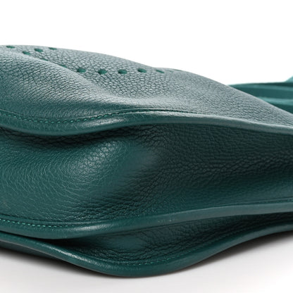 Hermes Taurillon Clemence Evelyne III PM Malachite 10 of 10