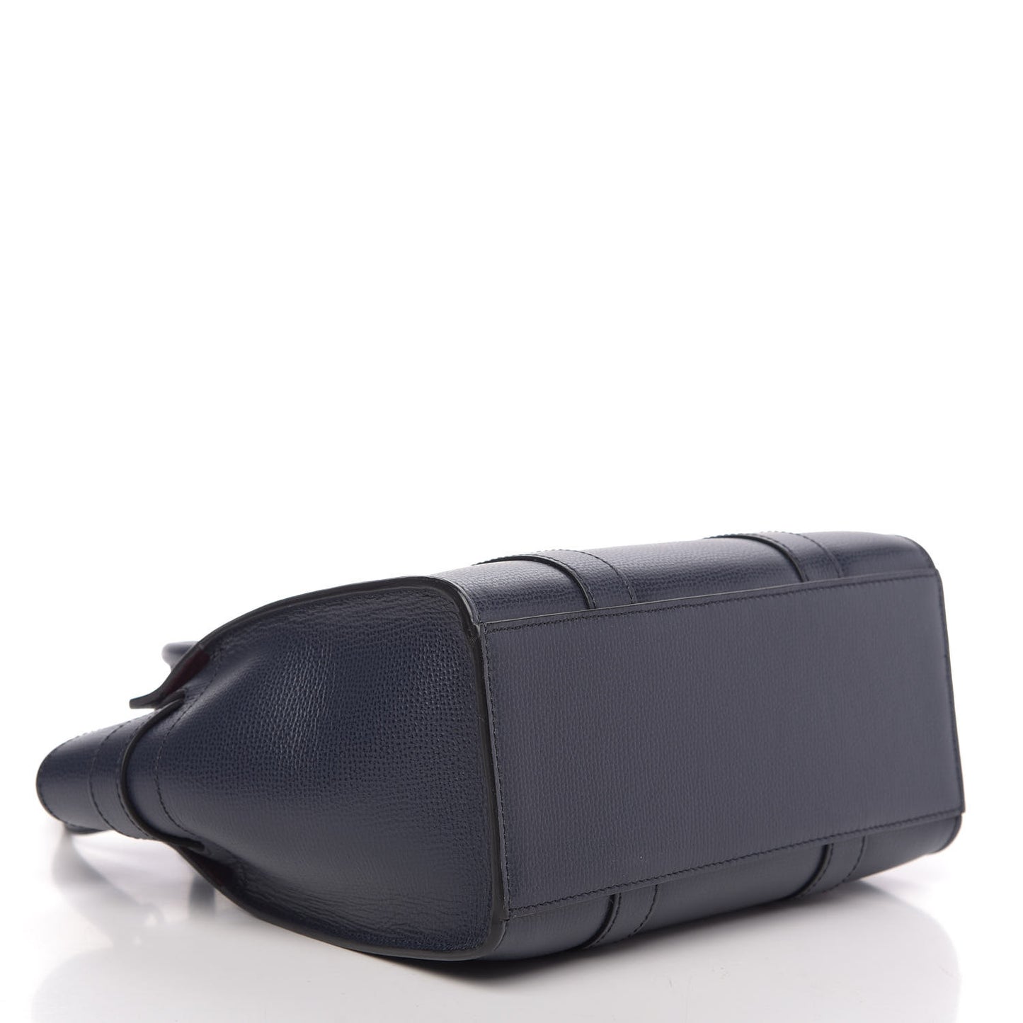 Small Classic Grain Mini Bayswater Zip Tote Navy