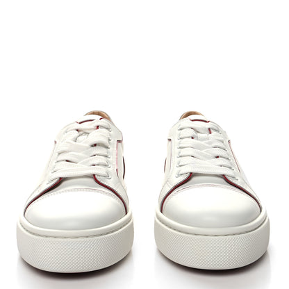 Christian Louboutin Calfskin Patent Vieirissima Flat Sneakers 38 White Multicolor 2 of 8