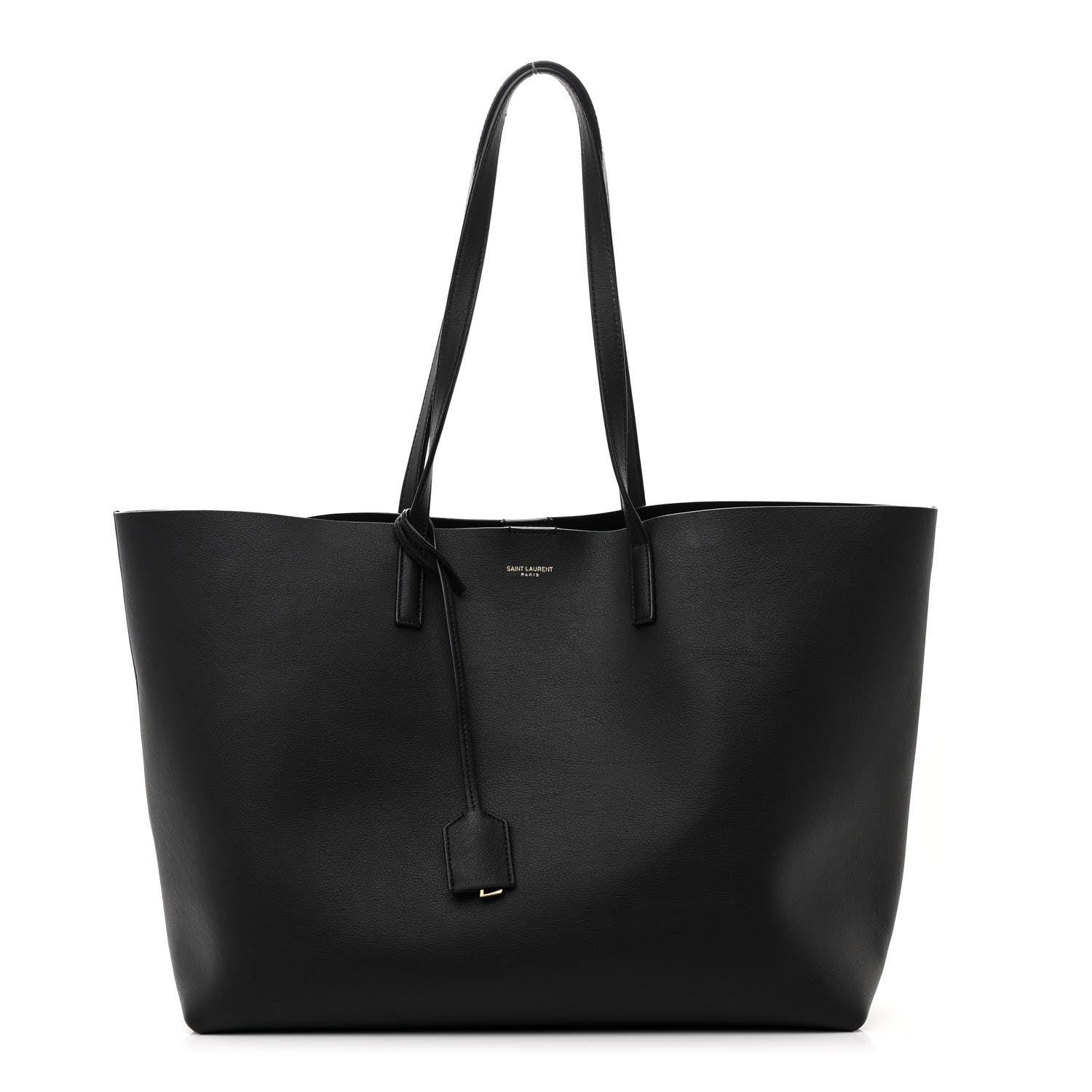 Saint Laurent Calfskin Large Shopping Tote Black 1 of 13