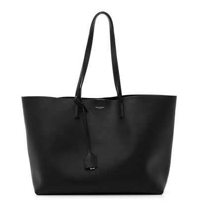 Saint Laurent Calfskin Large Shopping Tote Black 1 of 13