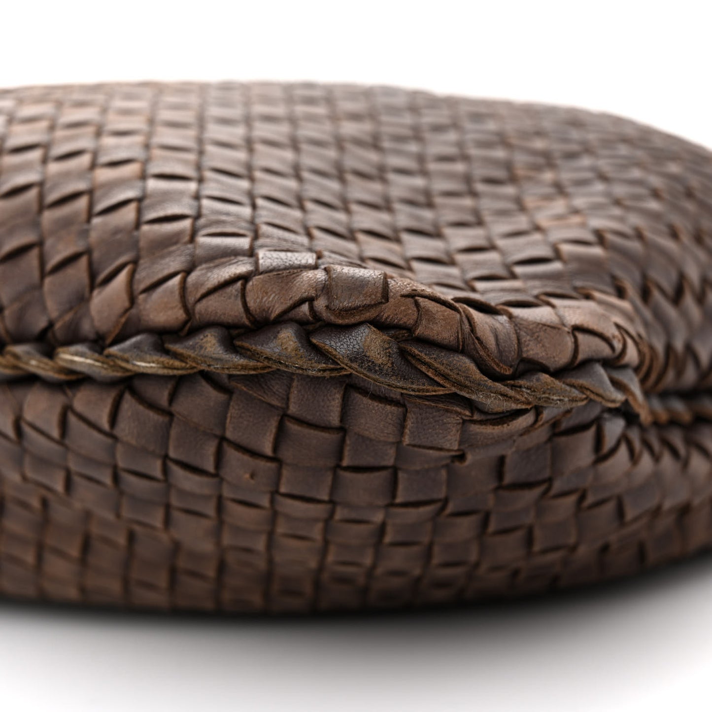 Nappa Intrecciato Large Veneta Hobo Ebano
