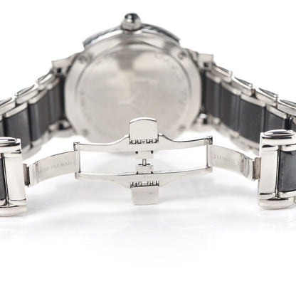 David Yurman Stainless Steel Ceramic Diamond Bezel 38mm Classic Quartz Watch Black 4 of 5