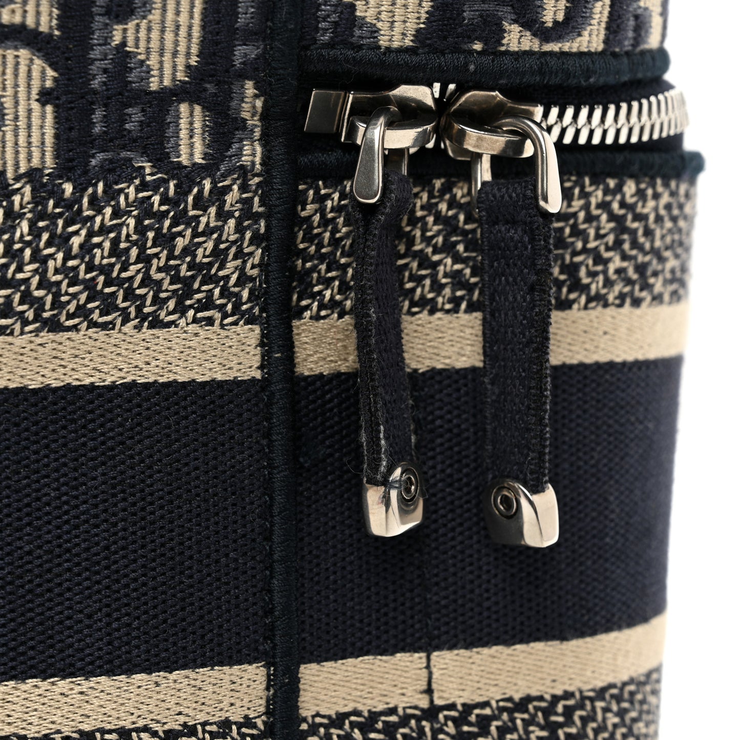 Oblique Diortravel Vanity Case Blue