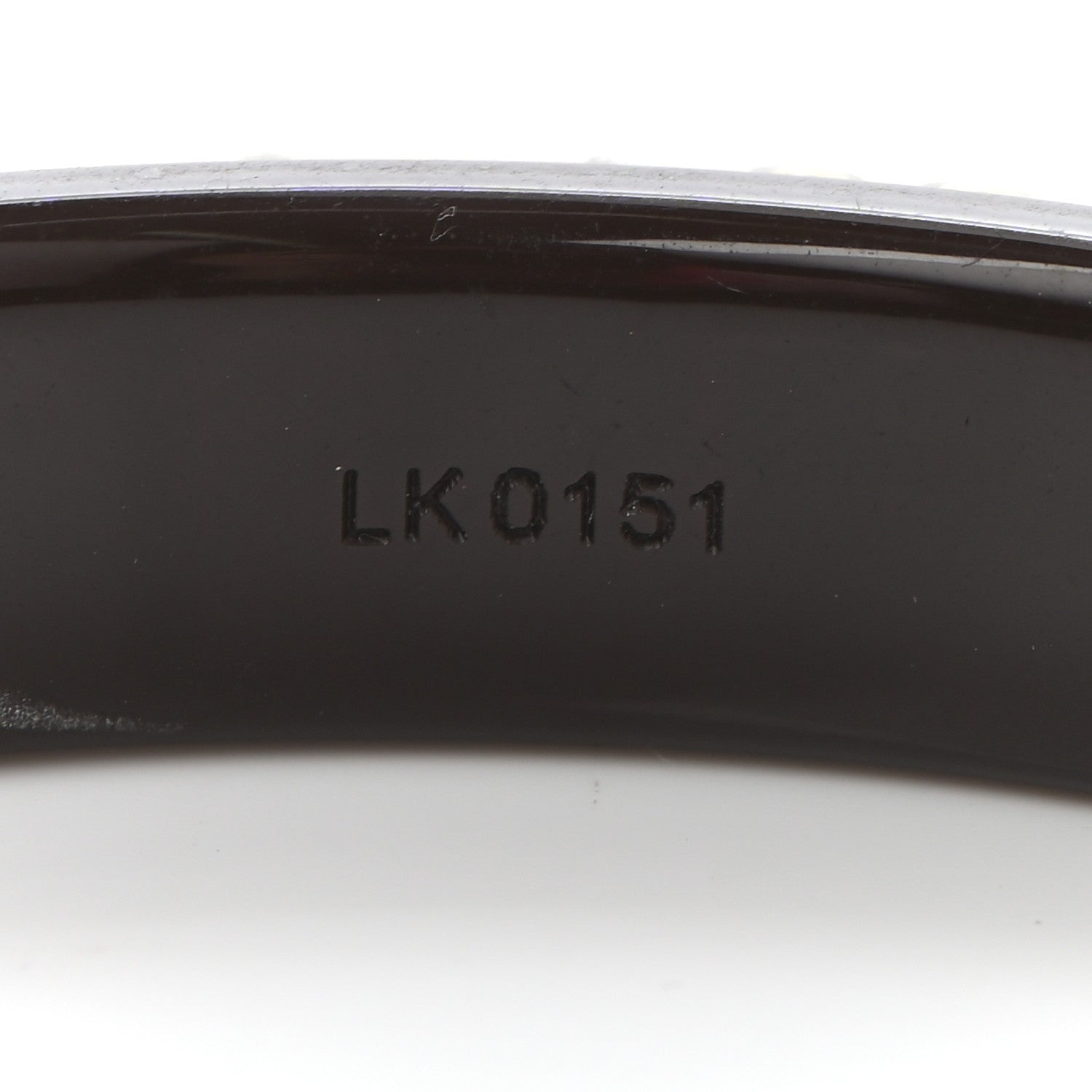 Louis Vuitton Resin Swarovski Inclusion Bracelet PM Marron 4 of 4