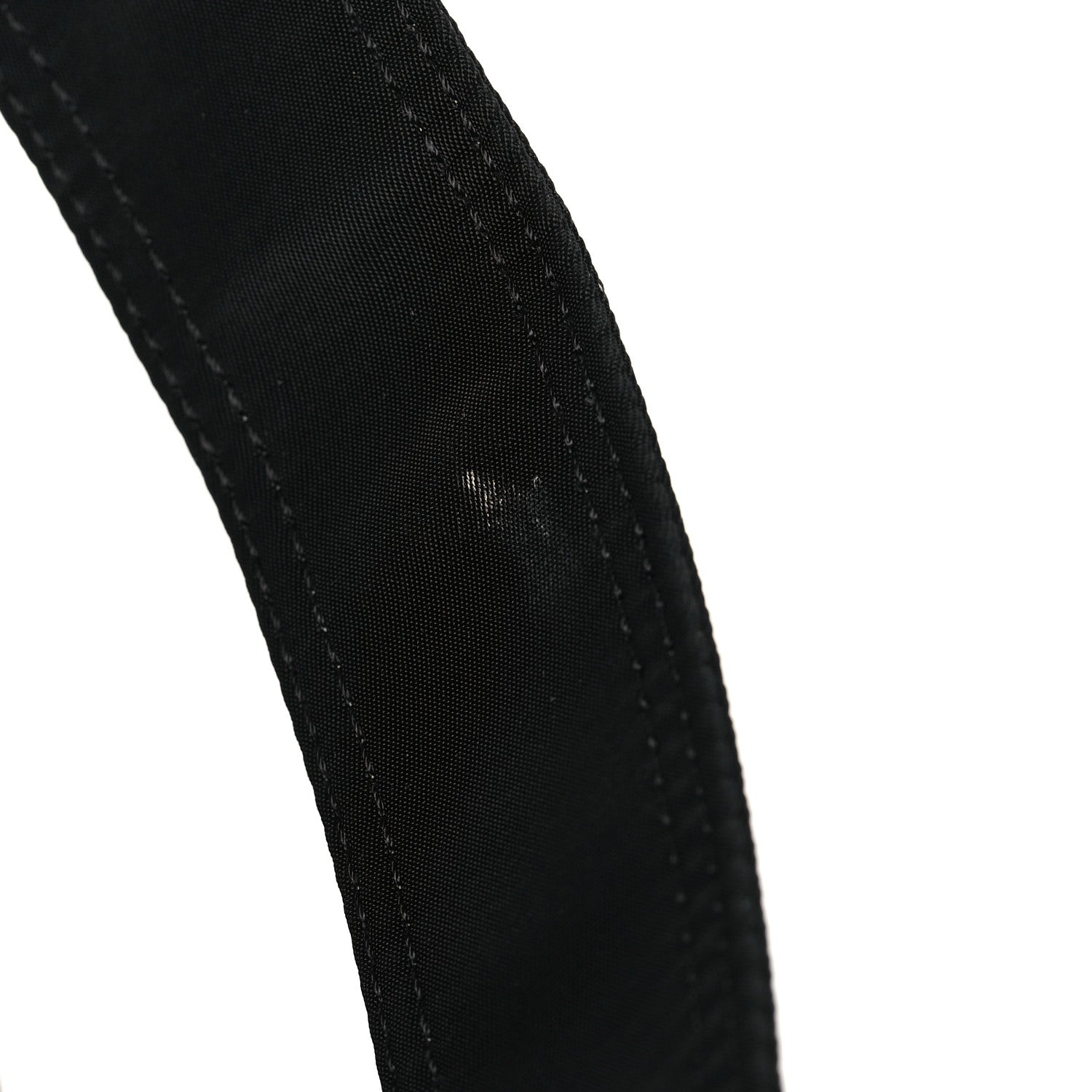 Fendi Nylon Vitello Cover Logo Embossed Mini Peekaboo I SEE U Satchel Black White 11 of 12