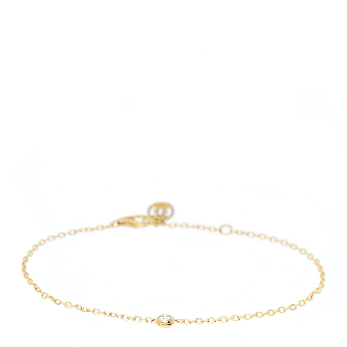 18K Yellow Gold Diamond SM D'Amour Bracelet
