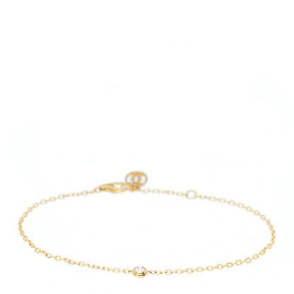 Cartier 18K Yellow Gold Diamond SM D'Amour Bracelet 1 of 5