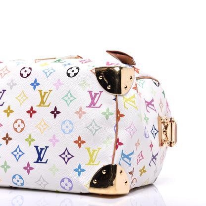 Louis Vuitton Monogram Multicolor Speedy 30 White 8 of 12