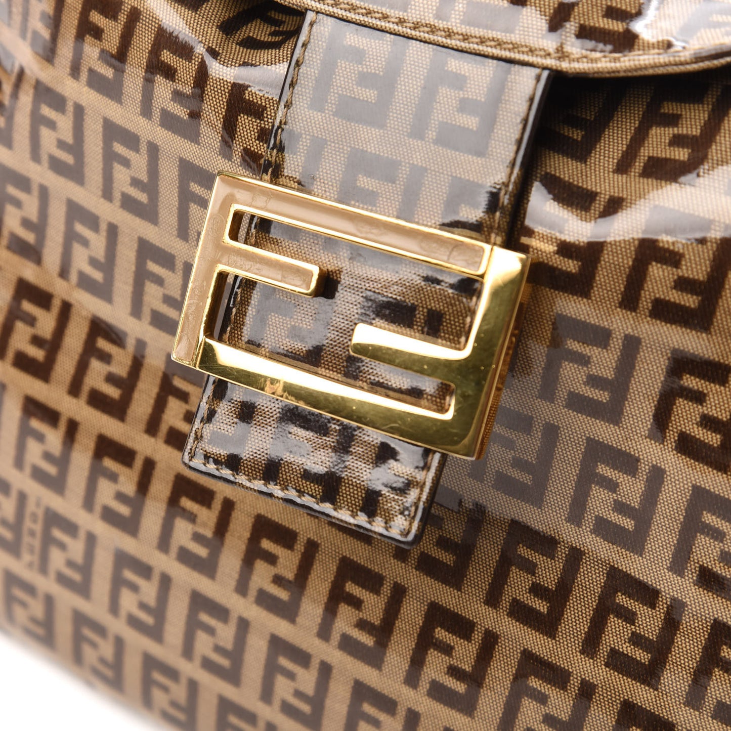 Vinyl Zucchino Shoulder Bag Tobacco
