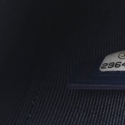 Chanel Jersey Quilted Graffiti Medium Reissue Cosmetic Case Black White 7 of 7