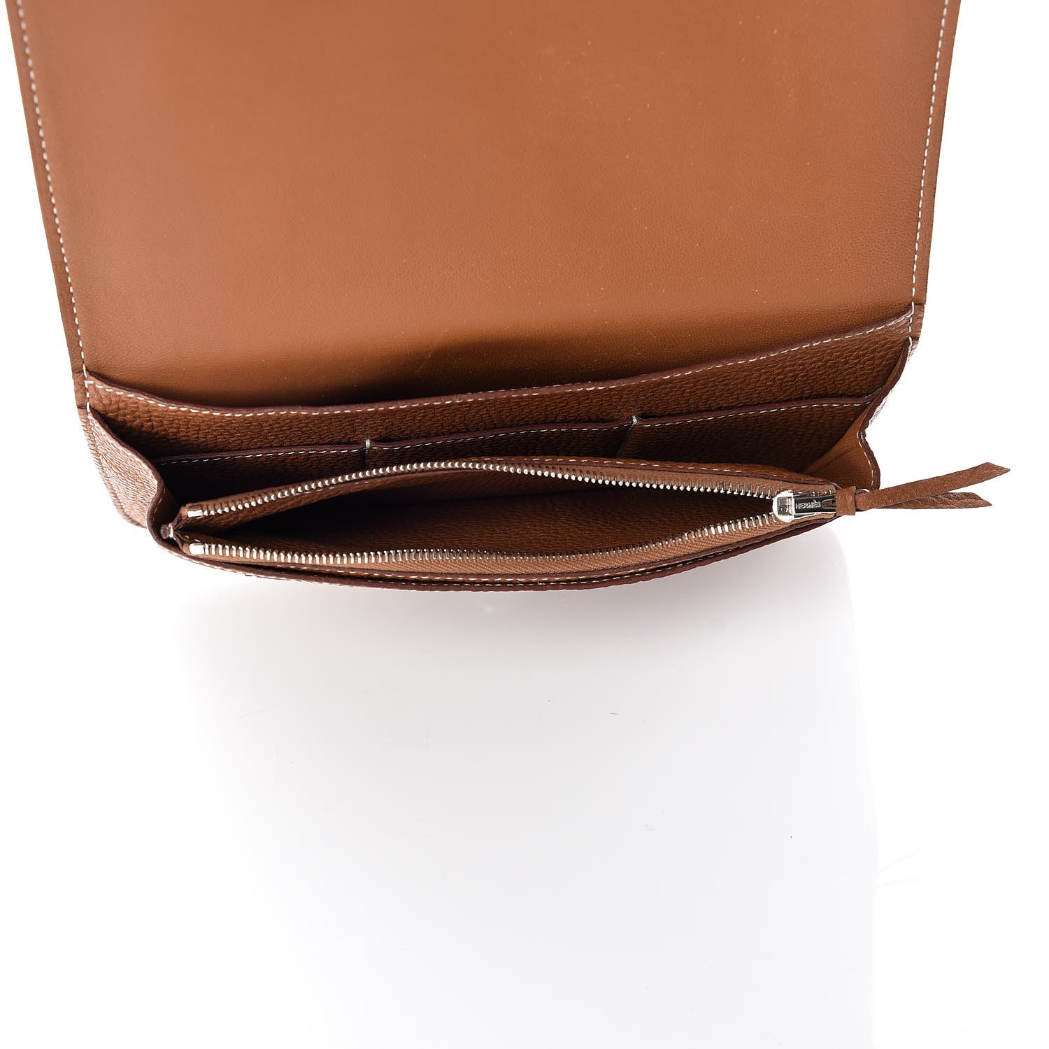 Hermes Togo Dogon Duo Wallet Gold 6 of 13