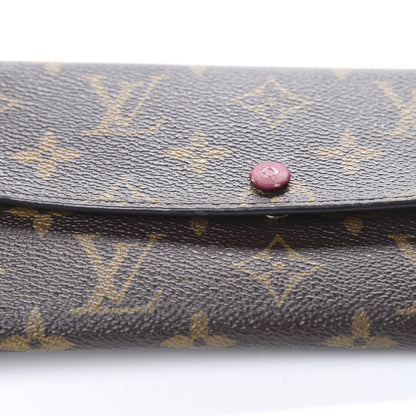 Louis Vuitton Monogram Emilie Wallet Fuchsia 10 of 12
