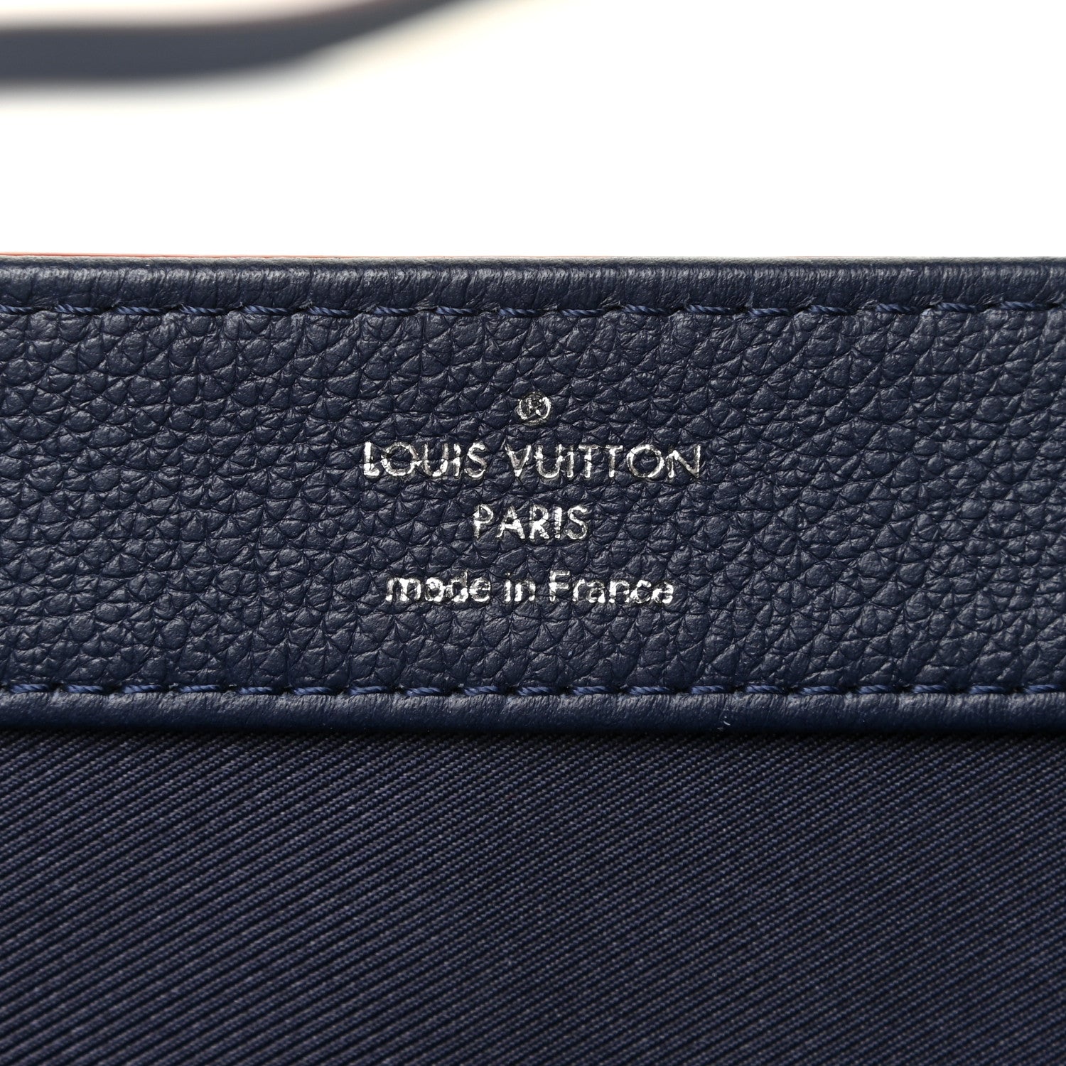 Louis Vuitton Calfskin Lockme II Chain Bag BB Marine Rouge 6 of 12