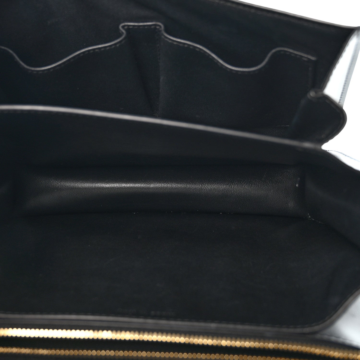 Celine Box Calfskin Medium Classic Box Flap Bag Black 4 of 13