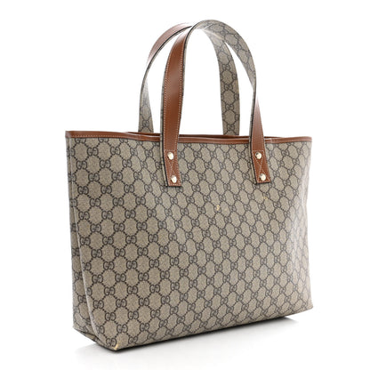 Gucci GG Plus Monogram Medium Signature Web Loop Tote Brown 3 of 14