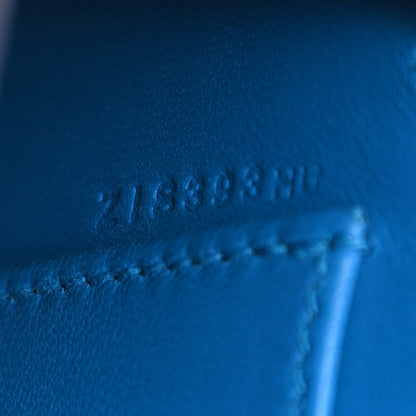 Hermes Chevre Mysore Verso Mini Kelly Sellier 20 Vert Verone Bleu Zanzibar 7 of 10