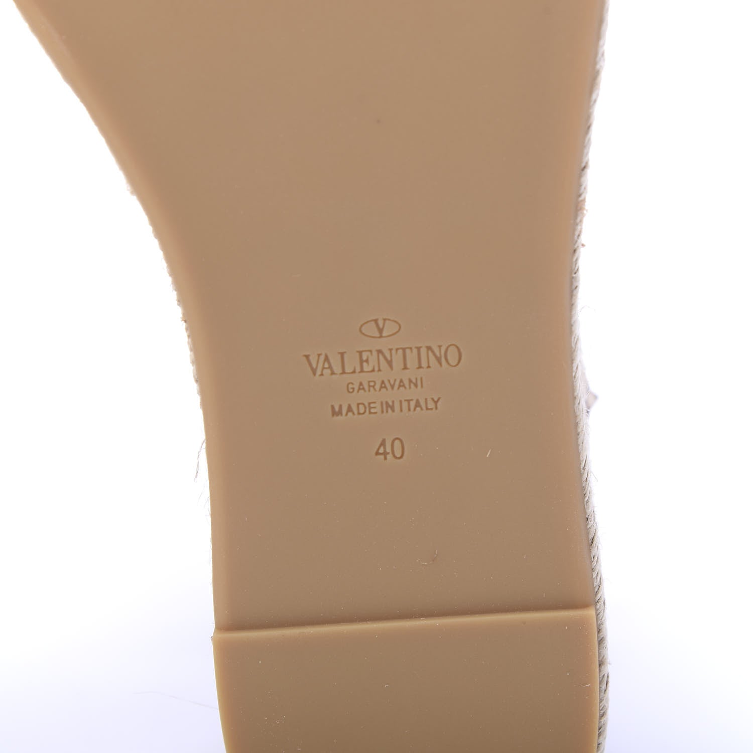 Valentino Garavani Canvas Leopard Print Rockstud Ankle Wrap Espadrille Flatform Sandals 40 Brown 6 of 9