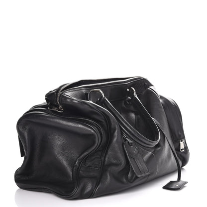 Saint Laurent Calfskin Large Vanity Bowler Black 8 of 8