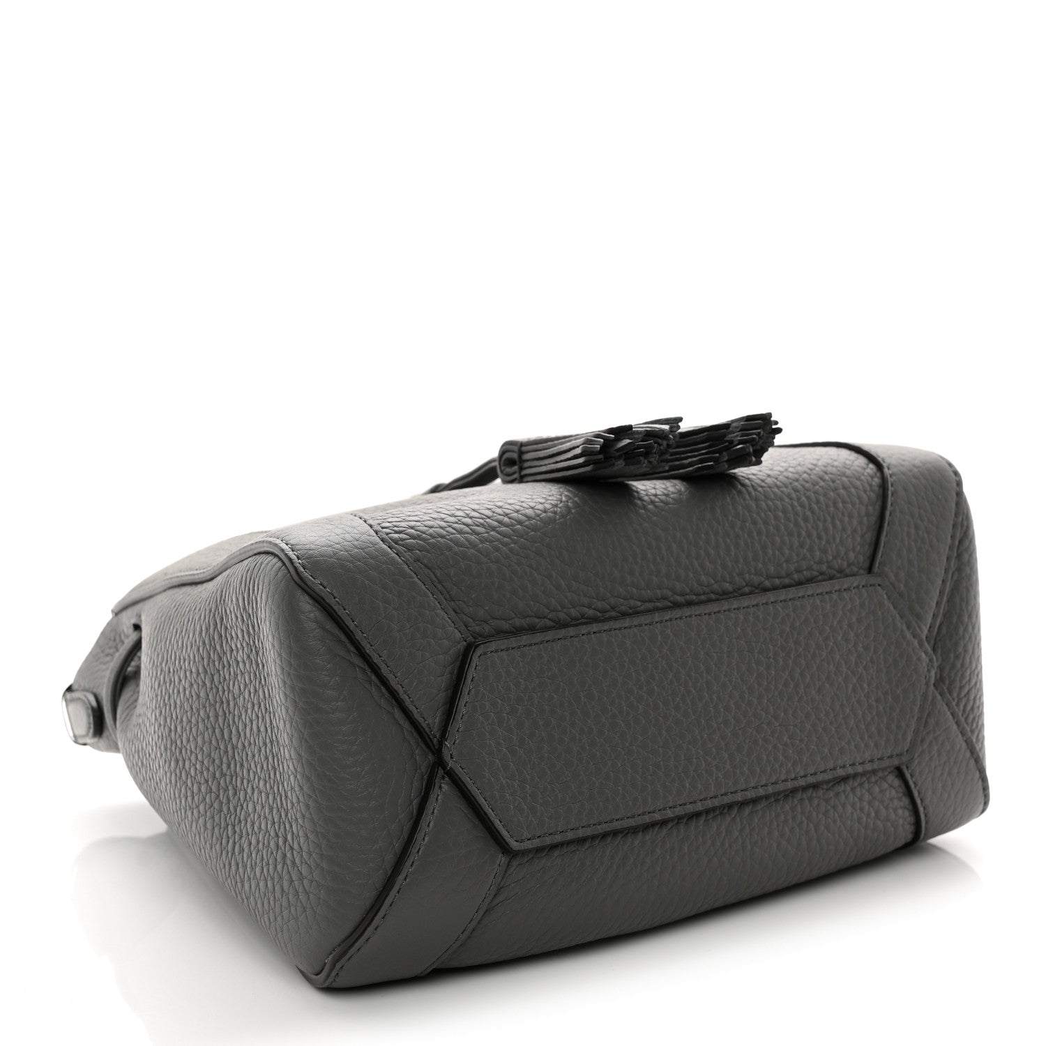 Mulberry Heavy Grain Calfskin Mini Millie Charcoal 4 of 9