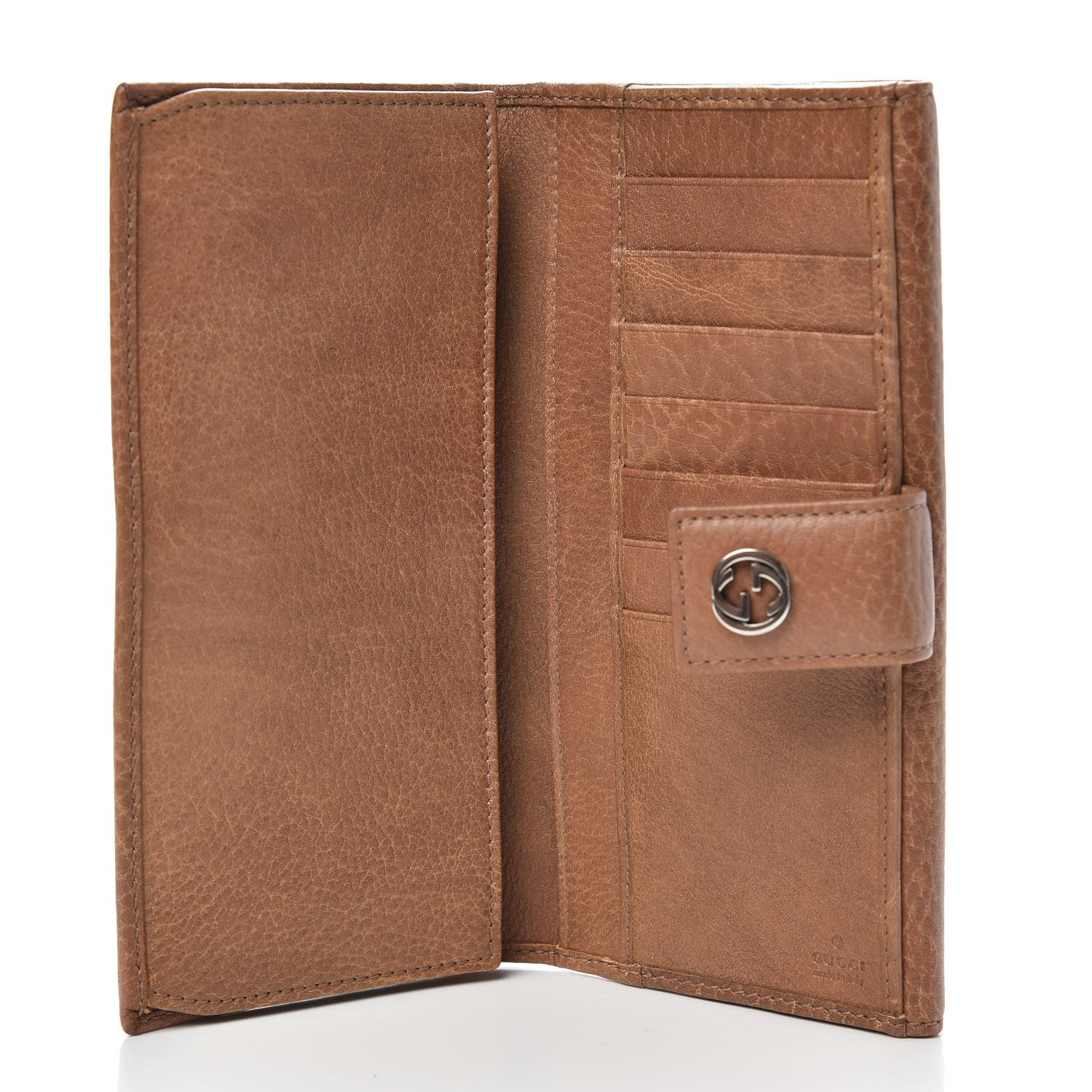Gucci Calfskin Miss GG Continental Wallet Old Naturale 5 of 10