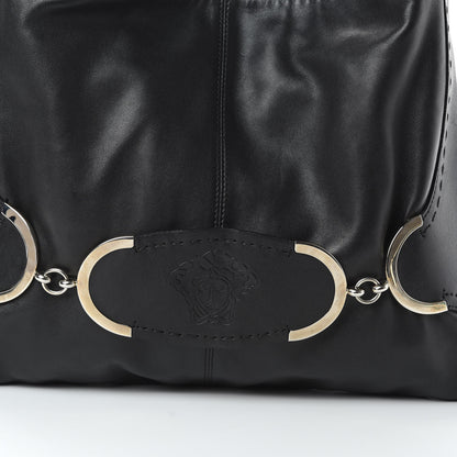Versace Calfskin Medusa Hobo Black 7 of 11