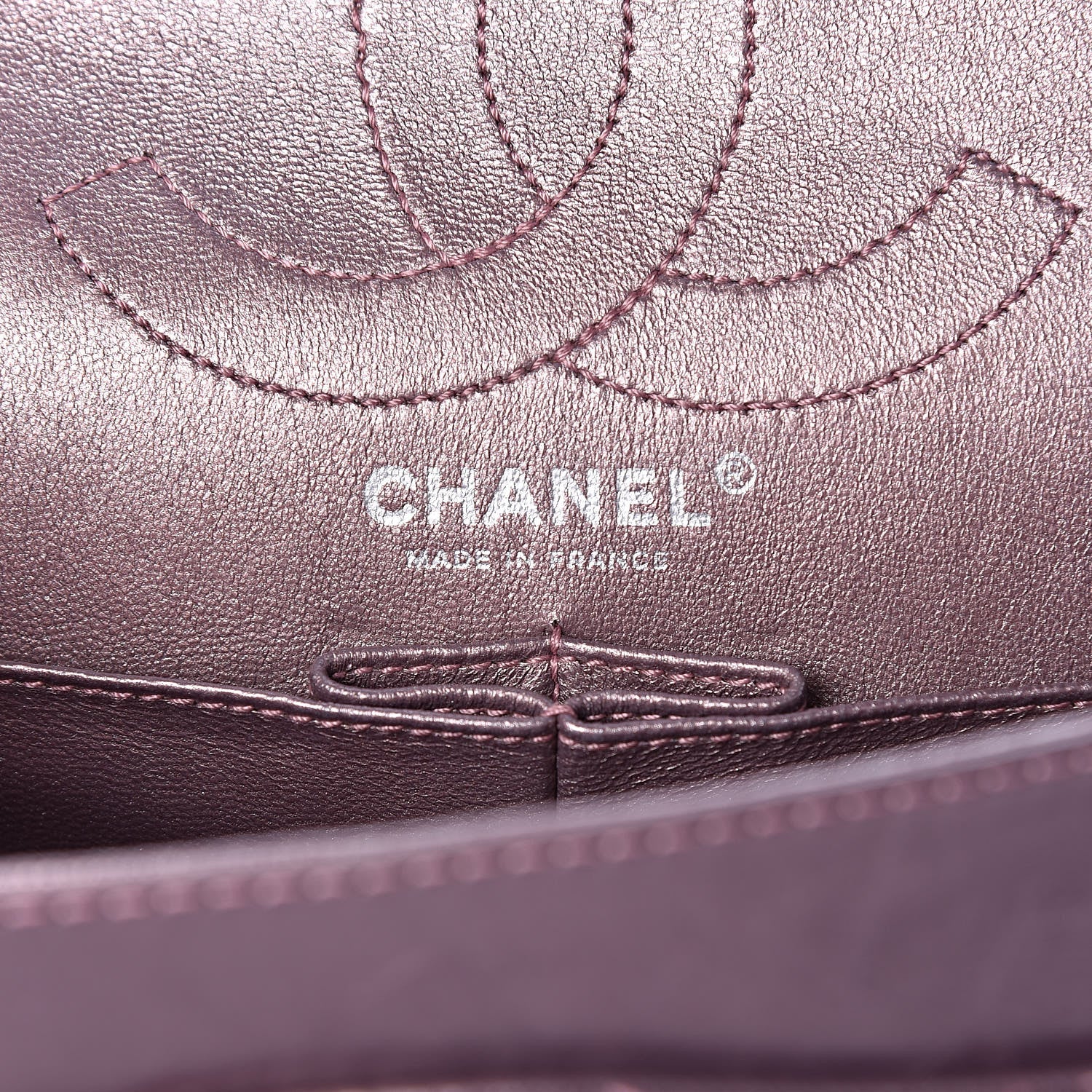 Chanel Metallic Aged Calfskin Quilted 2.55 Reissue 226 Flap Rose Fonce 6 of 10