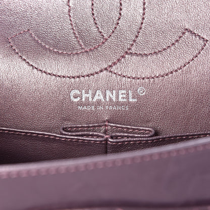 Chanel Metallic Aged Calfskin Quilted 2.55 Reissue 226 Flap Rose Fonce 6 of 10