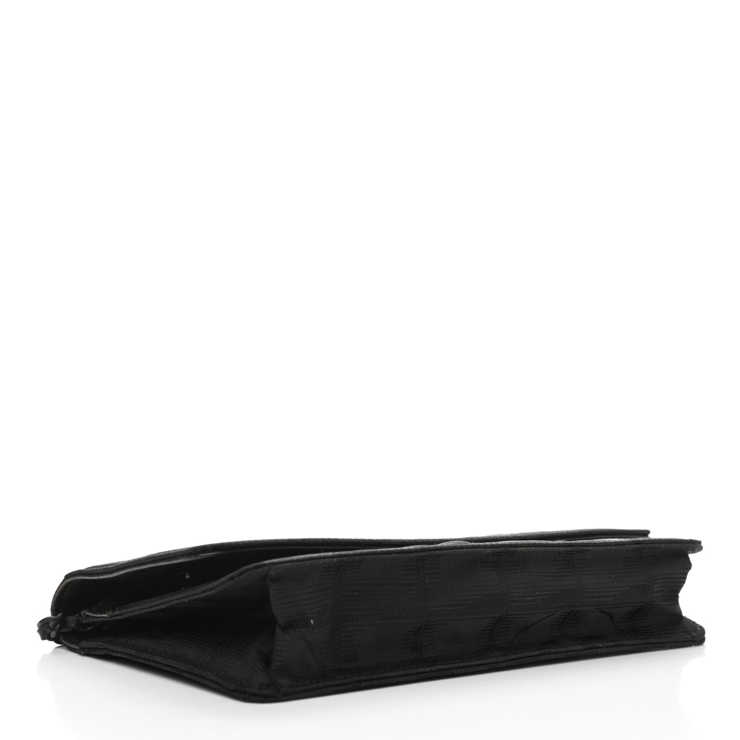 Nylon Travel Wallet On Chain WOC Black