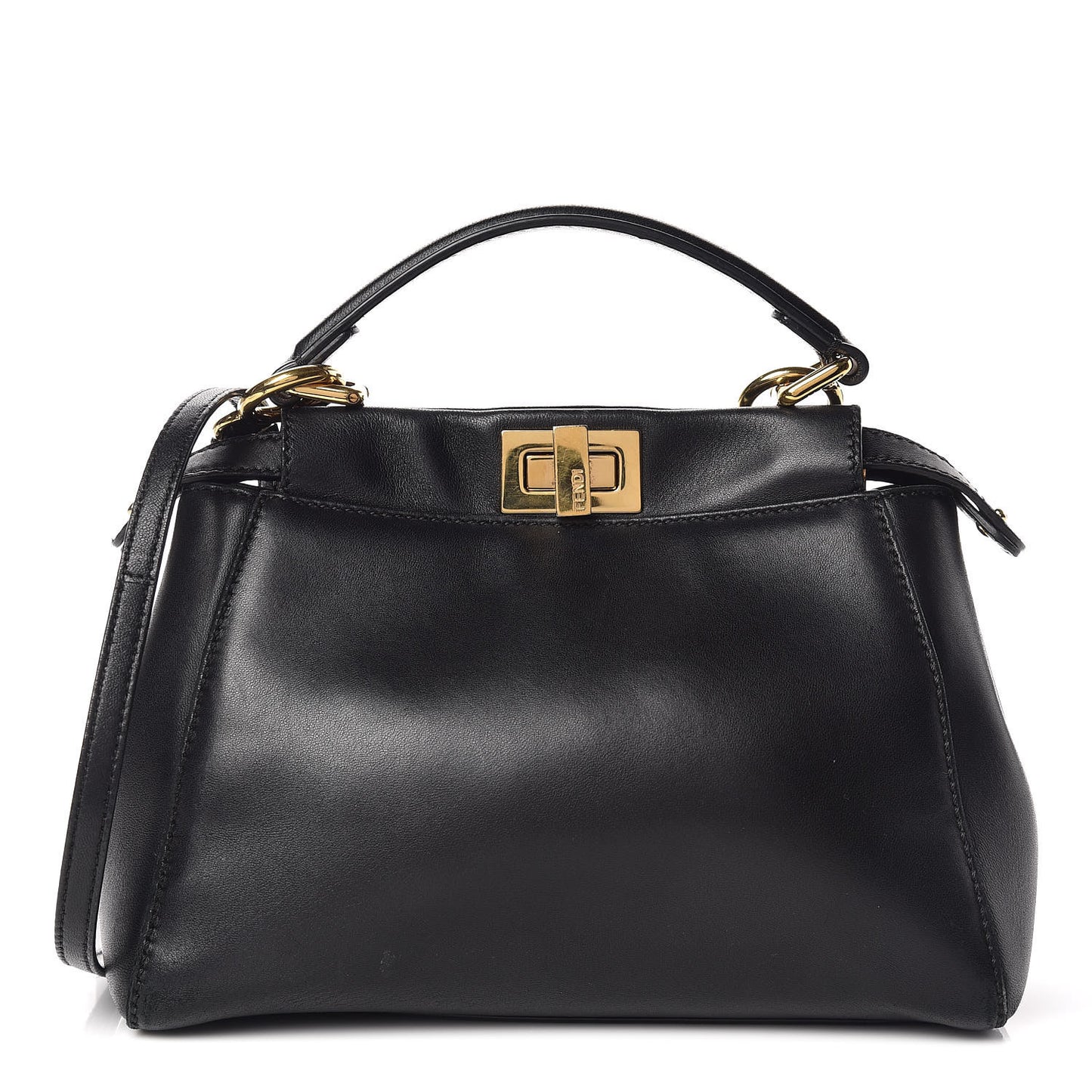 Nappa Mini Peekaboo Iconic Satchel Black