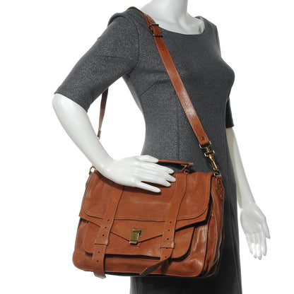 Proenza Schouler Lambskin Large PS1 Satchel Saddle 2 of 8