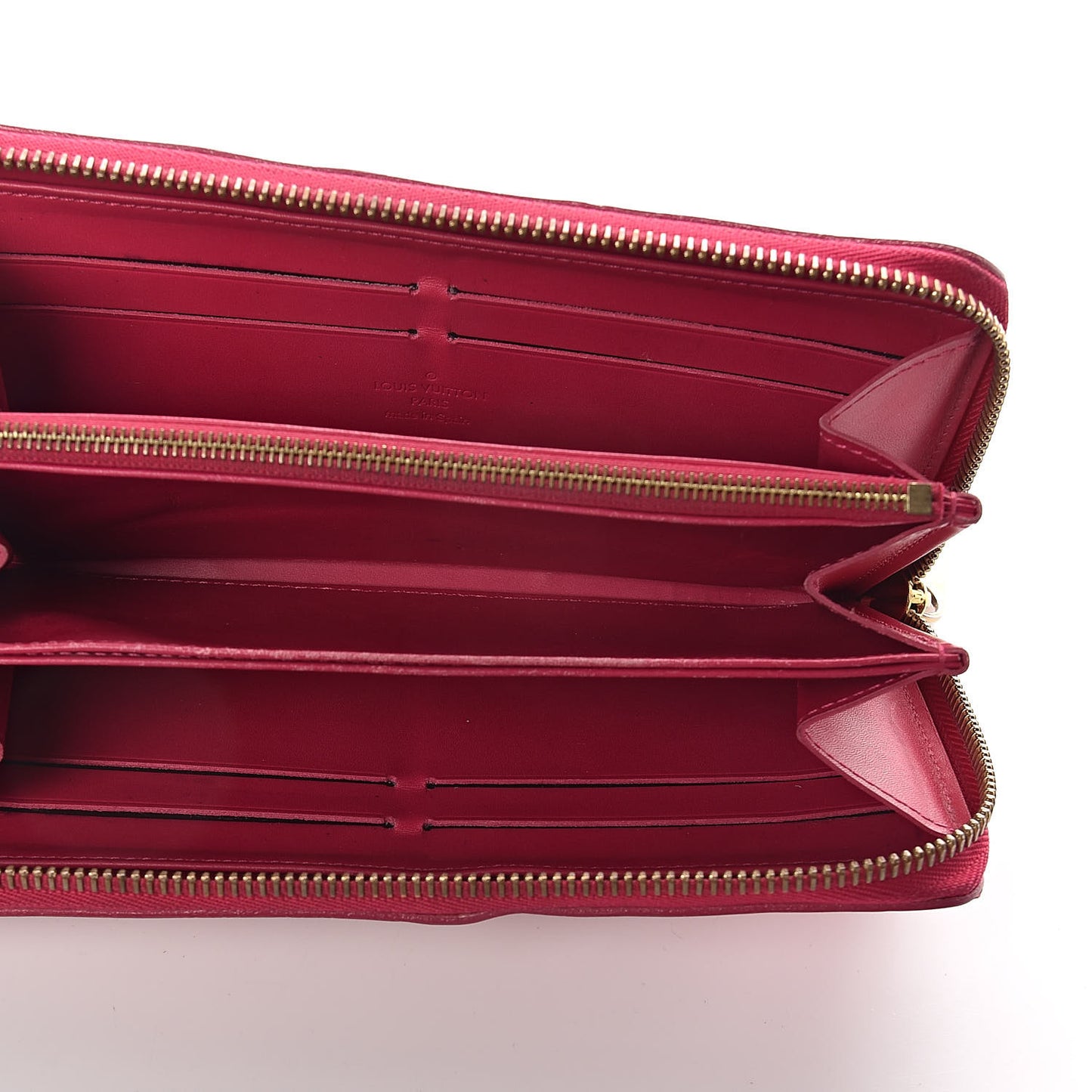 Vernis Ikat Zippy Wallet Rose Indien