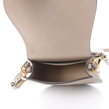 Chloe Calfskin Suede Small Nile Bracelet Bag Motty Grey 6 of 9