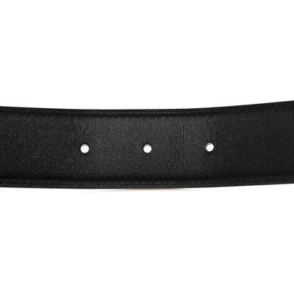 Hermes 135 Togo 32mm H Belt 95 38 Black Gold 4 of 6