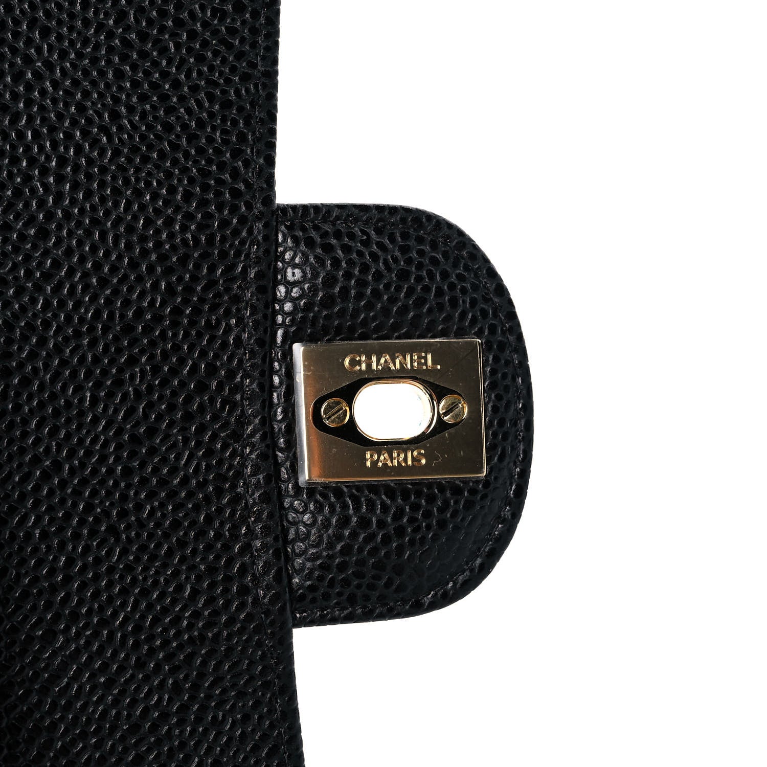 Chanel Caviar Quilted Medium Double Flap Black 8 of 12