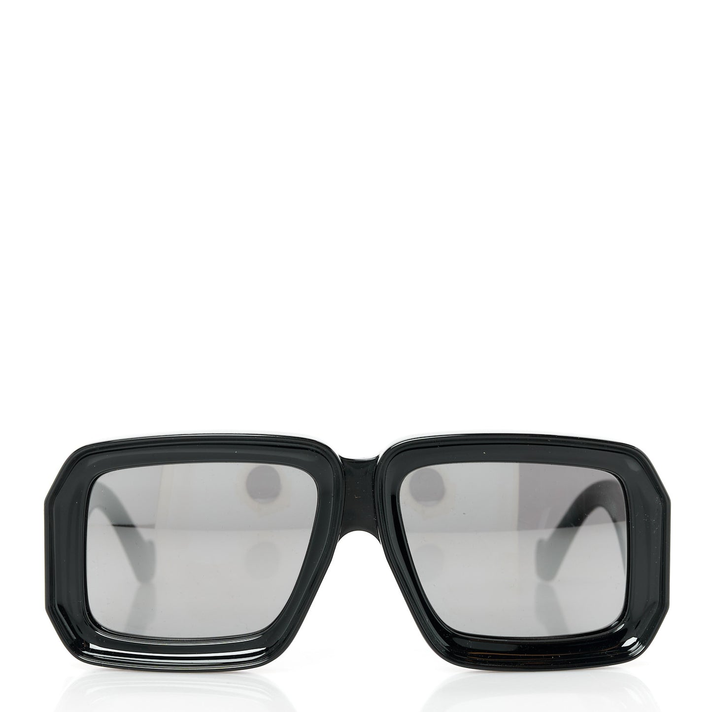 Acetate Paula's Ibiza Dive In Mask Sunglasses LW40064U Black Silver