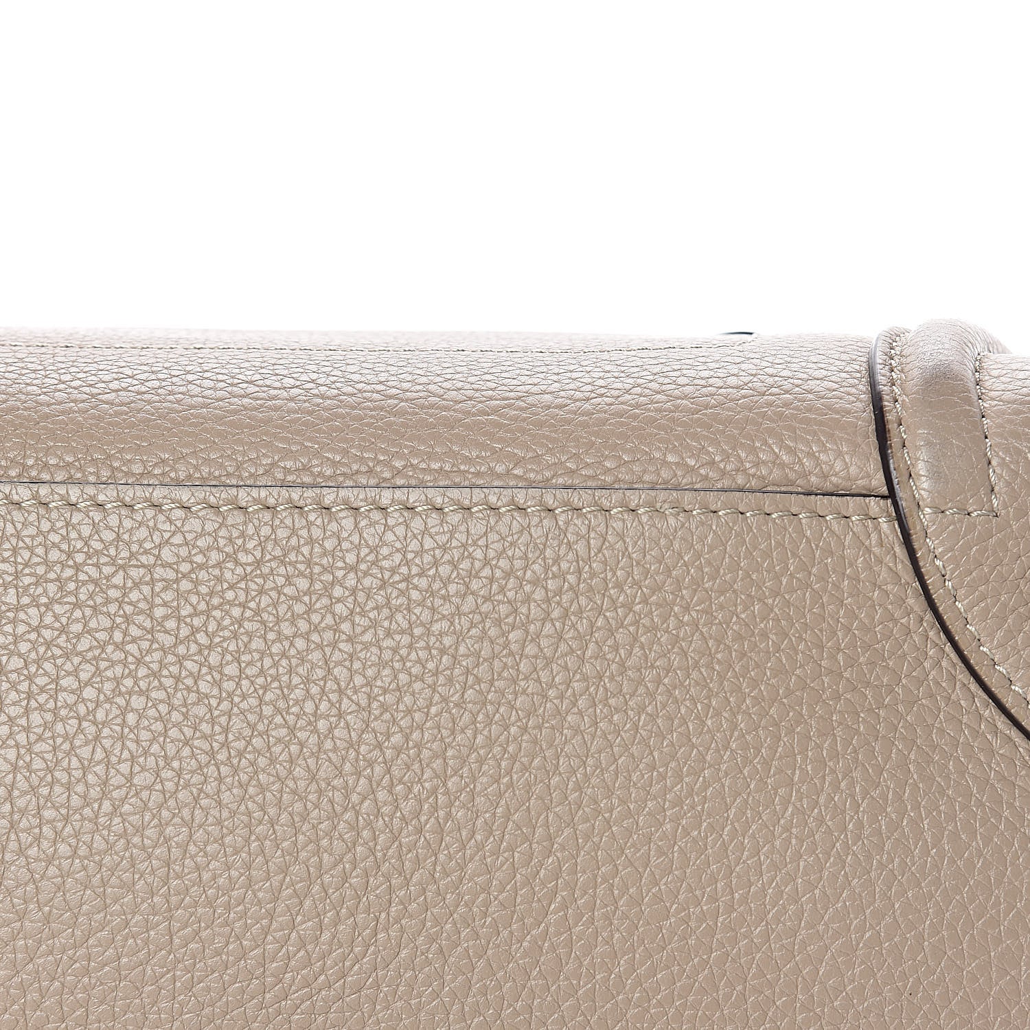 Celine Drummed Calfskin Mini Luggage Dune 17 of 17