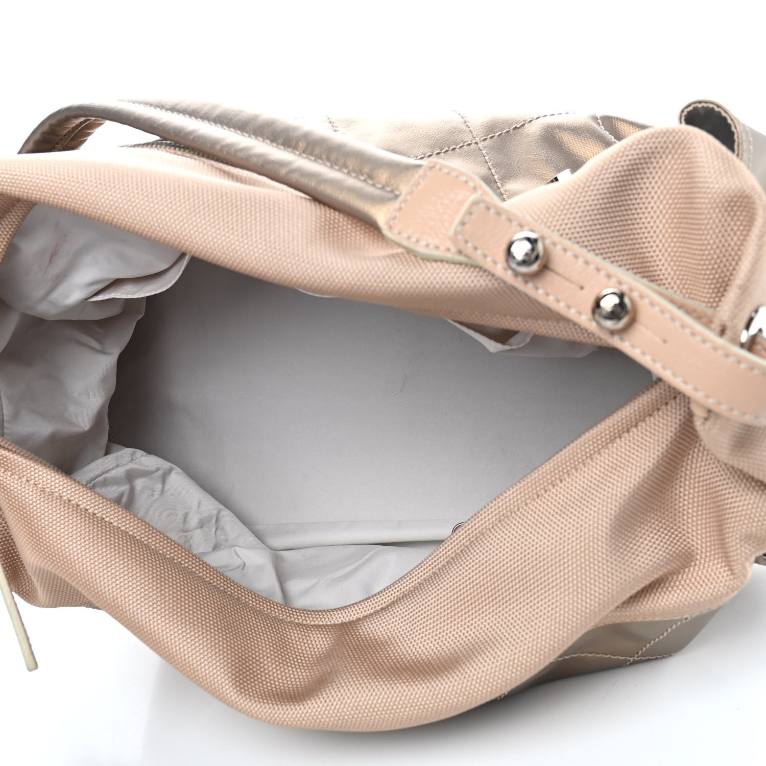 Chanel Coated Canvas Paris Biarritz Hobo Gold 4 of 8