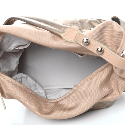 Chanel Coated Canvas Paris Biarritz Hobo Gold 4 of 8