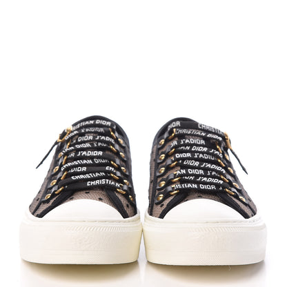 Christian Dior Mesh Plumetis Walk'n Dior Low Top Sneakers 37 Nude 2 of 10