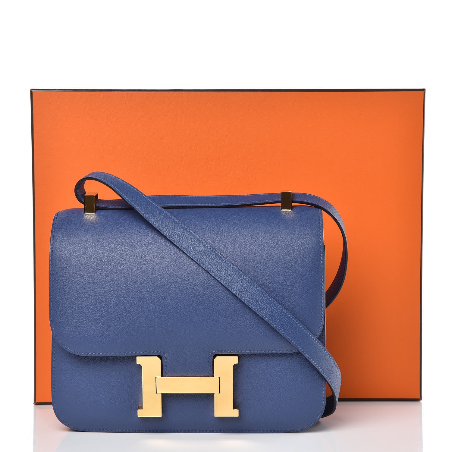Hermes Evercolor Constance 24 Bleu Brighton 21 of 23
