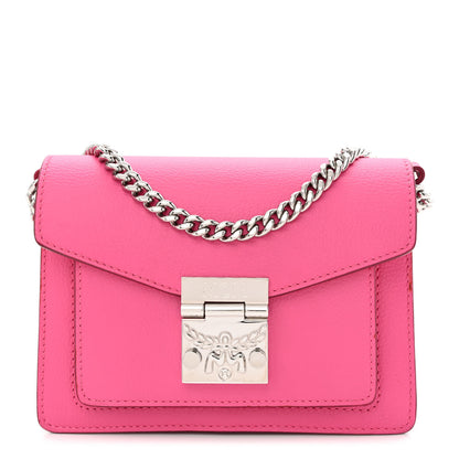 MCM Grained Calfskin Park Avenue Calfskin Mini Patricia Crossbody Bag Sugar Pink 1 of 12