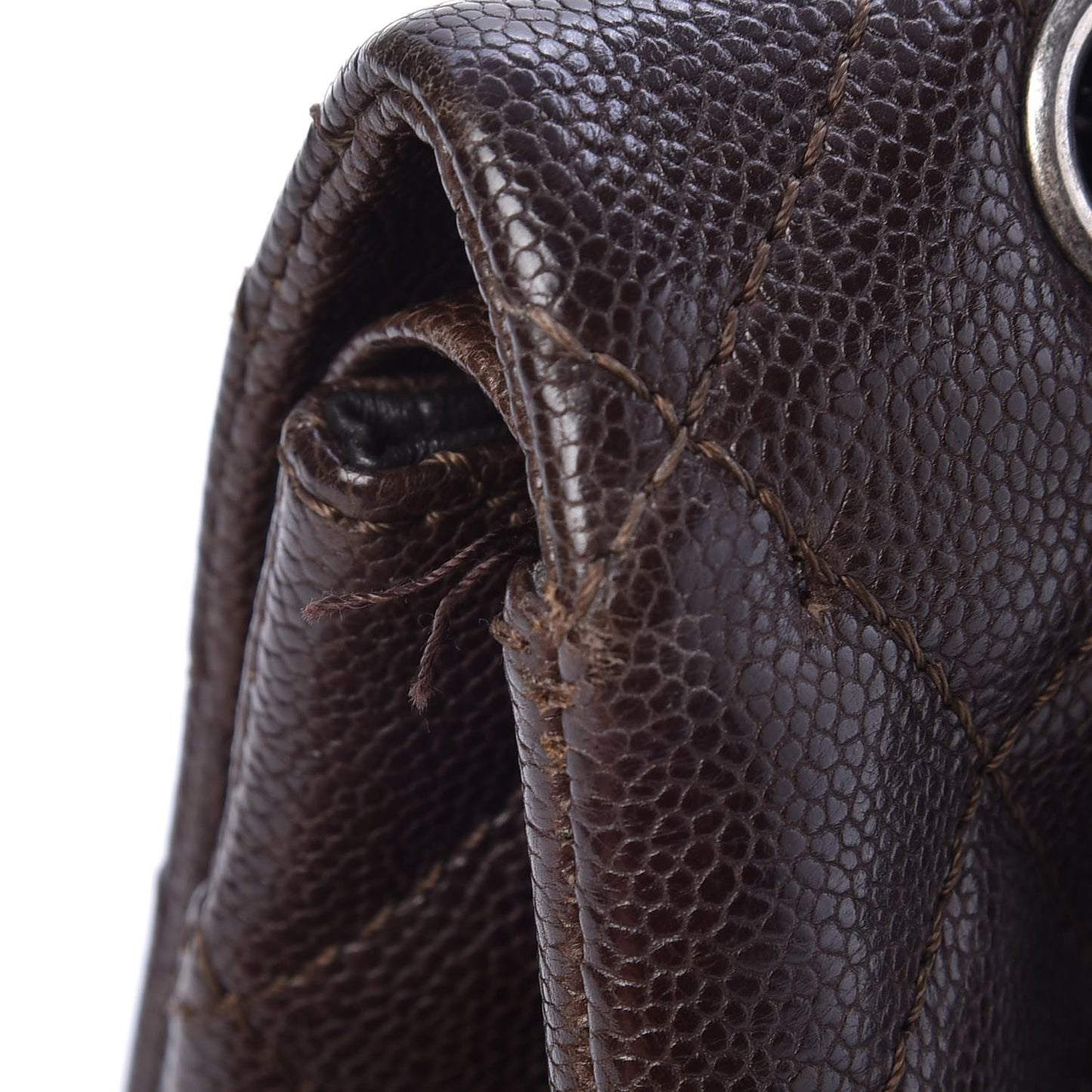 Caviar Quilted 2.55 Reissue 227 Flap Dark Brown