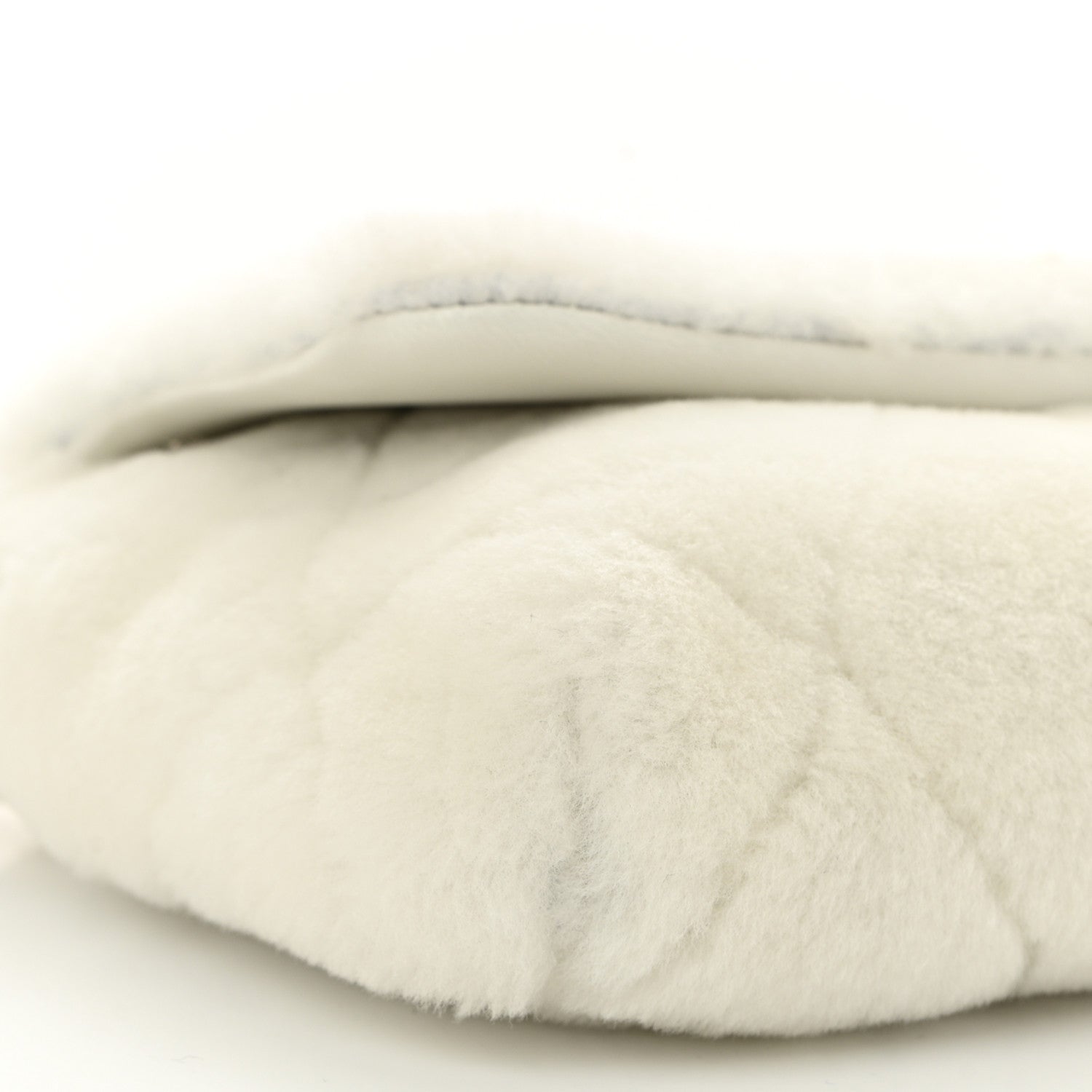 Chanel Shearling Lambskin Crystal Strass Flap White 9 of 10