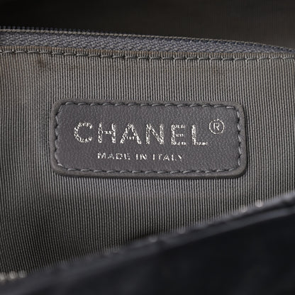 Chanel Nylon Quilted Tweed Stitch Bubble Camera Case Black 6 of 13