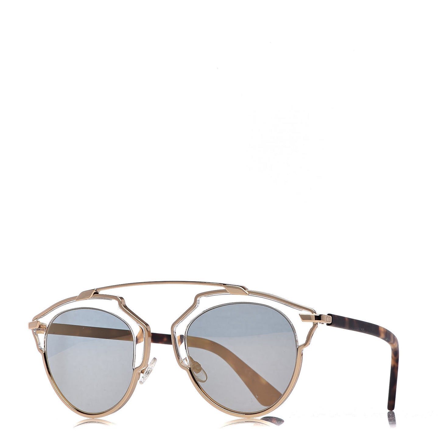 Mirrored So Real Sunglasses Gold