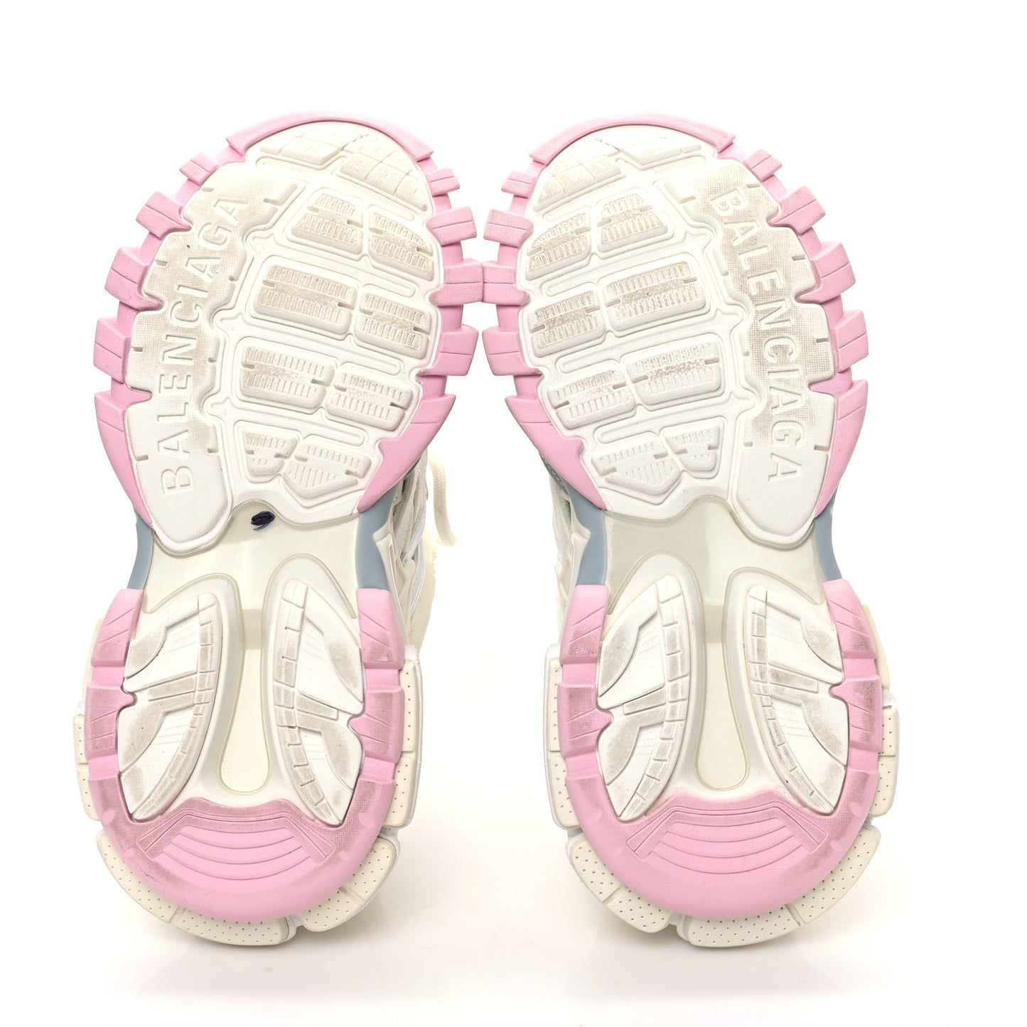 Rubber Mesh Tri-Color Womens Track.2 Open Sneakers 36 Light Yellow Light Pink Light Blue