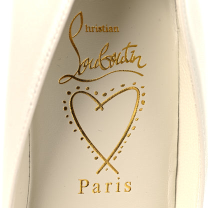 Christian Louboutin Pearlescent Nappa Miss Z 80 Pumps 40 Bianco 8 of 8