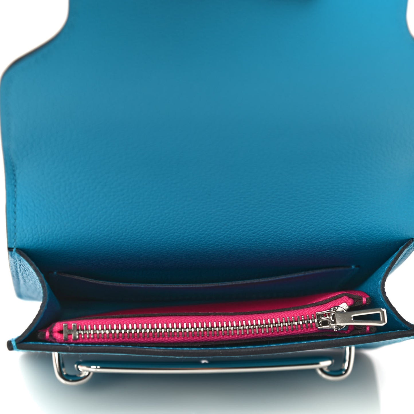 Evercolor Verso Roulis Slim Wallet Bleu Frida Rose Mexico