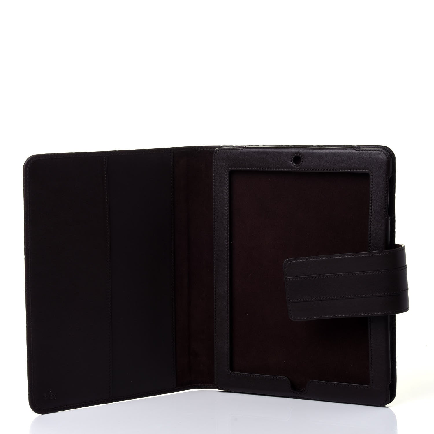 Gucci Soft Guccissima Margaux Calfskin iPad Case Chocolate 4 of 4